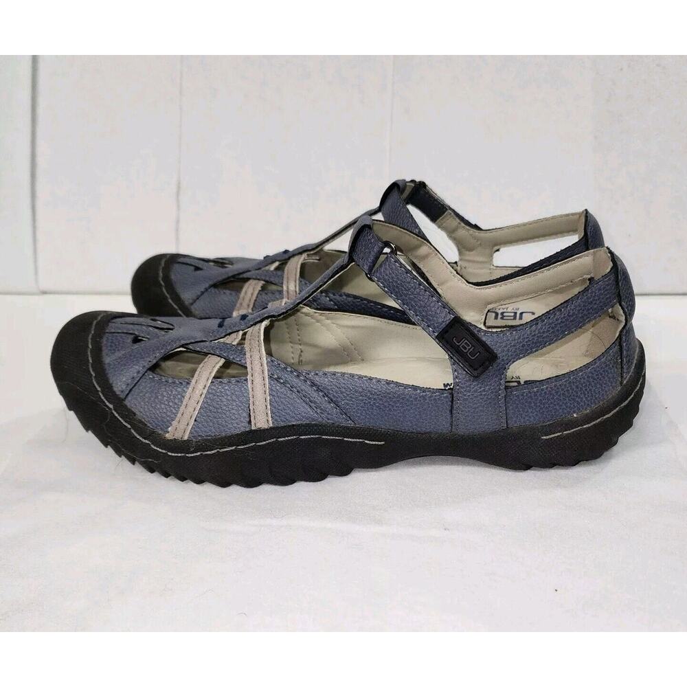 JBU by Jambu DUNE Encore Vegan Mary Jane Flat Blue Women's US 8M